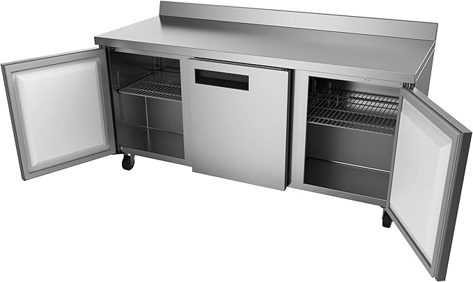 KoolMore RWT-3D-16C Commercial, Refrigerator Triple Door, Stainless Steel