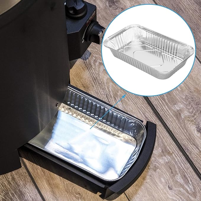 20 Packs Drip Pans for Charbroil The Big Easy Turkey Fryer 2425514W12, Disposable Grease Tray Liners for Char Broil Big Easy Turkey Fryer, Parts for Charbroil The Big Easy Accessories