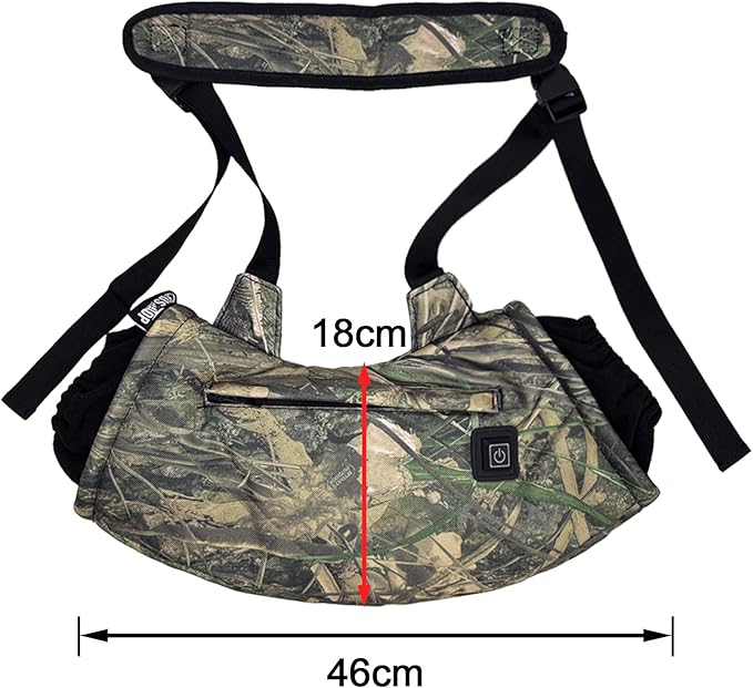 Heated Hand Muff, Electric Heating Hand Warmer Pouch, Suitable for Outdoor Hunting, Sports, Photography, Golf, Football in Cold Winter Keep Warmth (Batteries no Including)
