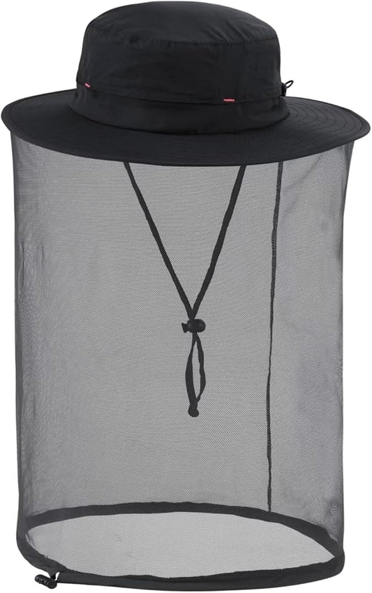 Connectyle Men's Mosquito Net Hat for Fishing Gardening Beekeeping Hiking Boonie Hat Outdoor UPF 50+ UV Sun Protection Hat