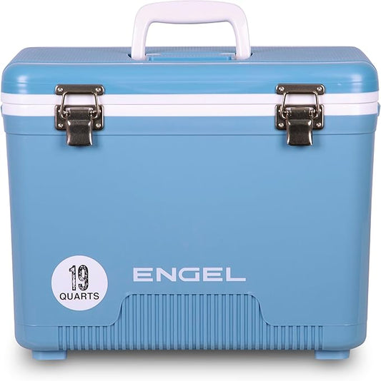 Engel 19qt Leak-Proof, Air Tight, Drybox Cooler and Small Hard Shell Lunchbox for Men and Women