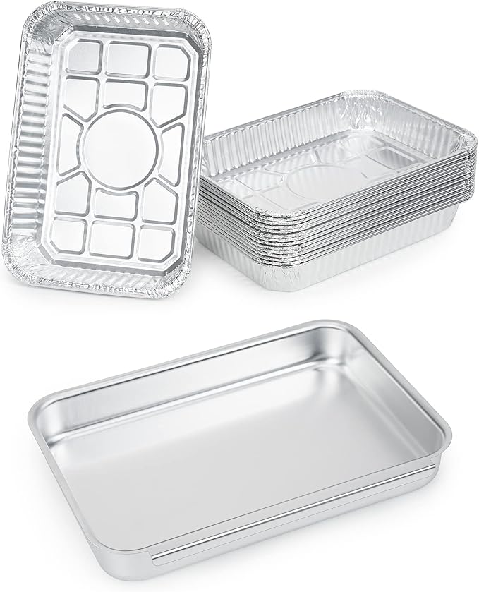 Stanbroil 93305 Catch Pan for Weber Genesis II 3 Burners & Spirit 2/3 Burners, Grease Tray with 15-Pack Foil Liners for Genesis II e-310 e-315 e-325 e-330 e-335 & Spirit e-220 e-320 e-330