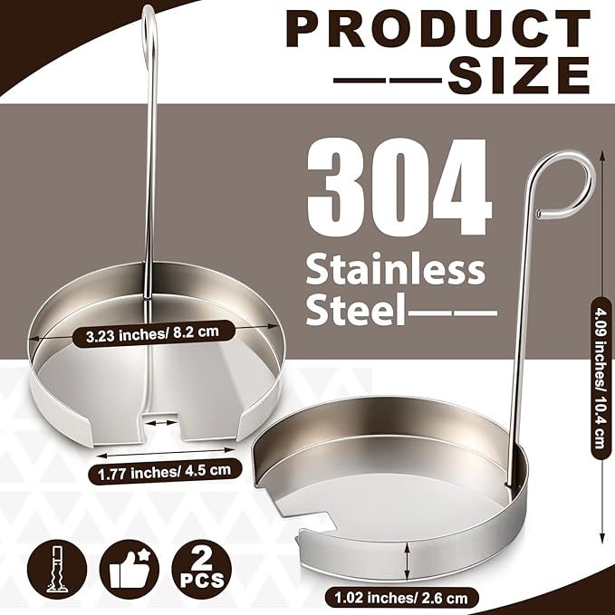 2 Pack Ash Remover Compatible with Pit Boss Camp Chef Pellet Grill Burn Pot Stainless Steel Pellet Grill Burn Pot Cleaning Accessories Ash Away Cleaning Ash Remover for Burner Gridiron