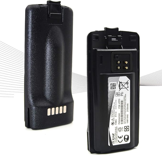 elxjar (2-Pack) 7.4V 2100mAh PMNN4434A Li-ion Battery Replacement for Motorola RMU2040 RMU2080 RMU2080D RMV2080 RMM2050 XT420 XT460 PMNN4434 PMNN4453 PMNN4434AR RM Series Two Way Radio