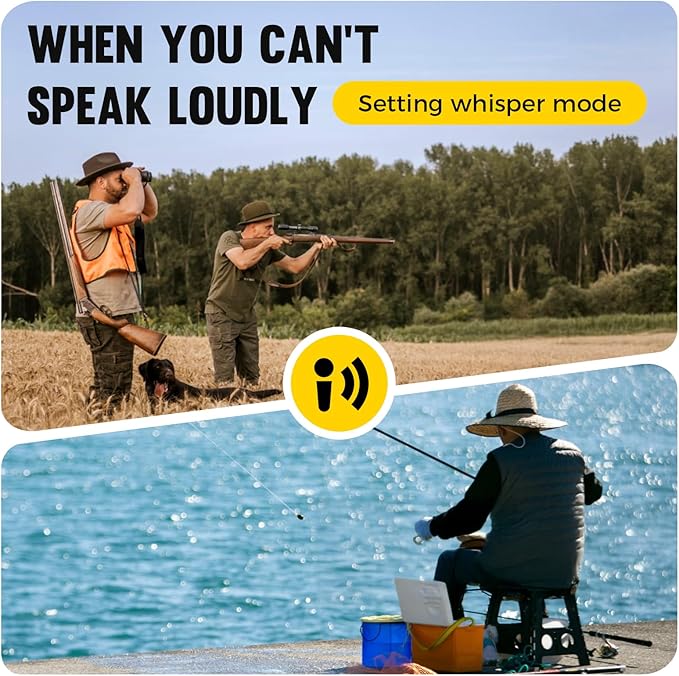 Midd Kacy MK208 Two Way Radio,Walkie Talkies,Multi-Function Walkie-Talkies with 61 Channels,121 Privacy Codes,New Flashlight,MEM,IP55 Waterproof,SOS,NOAA Weather Alerts,VOX-Black,2 Pack