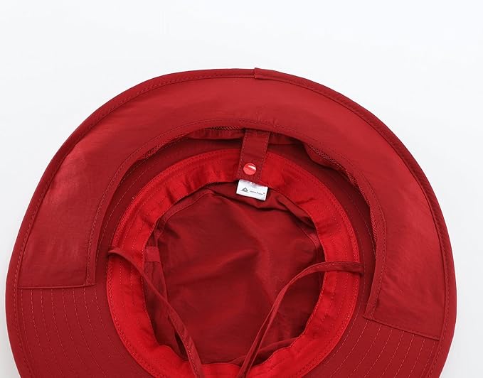 Home Prefer UPF50 Mens Sun Hat with Neck Flap Quick Dry UV Protection Cap Womens Wide Brim Fishing Hat Neck Flap Beach Garden