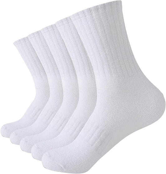 VoJoPi Wool Socks for Women Thermal and Warm Hiking Socks Winter Thick Cozy Cushion Boot Work Socks 5 Pairs