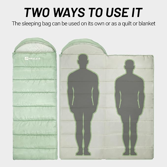Backpacking Sleeping Bags for Adults, Unzip to Blanket, Waterproof, Lightweight, Camping, Portable Sleeping Bags Outdoor Travel Hiking