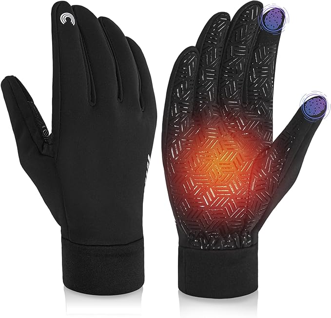 RIGWARL Gloves for Cool&Cold Weather Waterproof, Winter Gloves for Men Women Touch Screen
