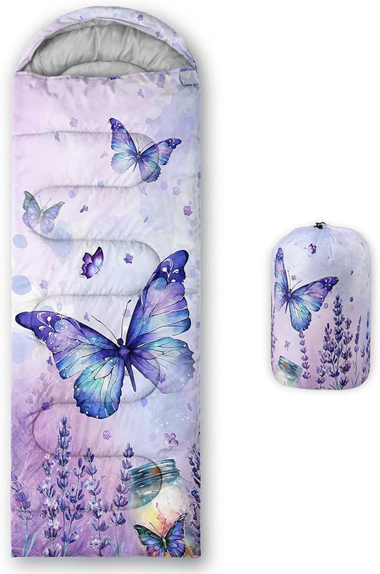 Sleeping Bag for Womens Girls Teens, Waterproof Sleeping Bags Traveling and Outdoors, Camping Gear Equipment
