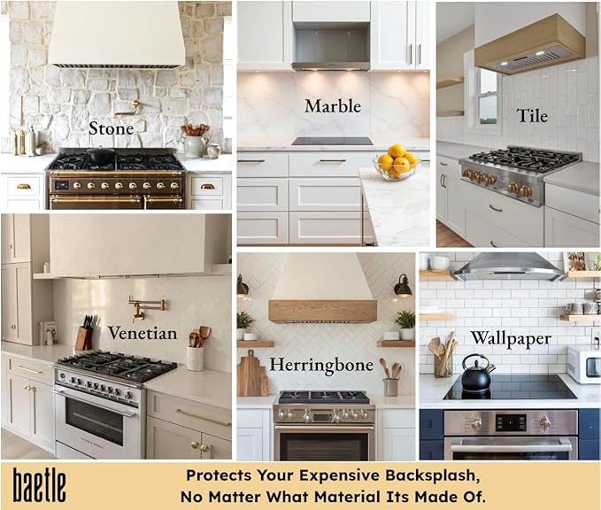 Foldable, Large 4-Sided Grease Splatter Guard, Stainless Steel Oil Splash Shield for Stove Top, Frying & Cooking, Nonstick Stove Splash Guard with Silicone Spoon Rest - Large with 4 panels