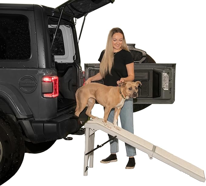 Pet Gear Free Standing Pet Ramp for Cats and Dogs, No Assembly Required, Easy Fold for Storage or Travel, Portable, Available in 6 Models
