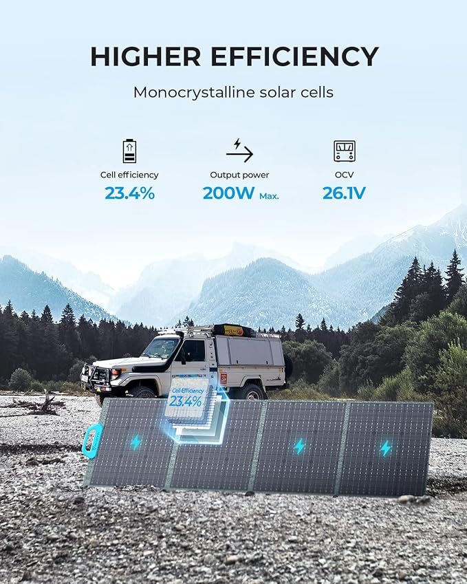 BLUETTI Pioneer 150 (AC240) Solar Generator with 200W Panels (Ships Separately), 1536Wh/2400W, Expandable to 10136Wh, IP65 Water Resistant LFP Battery, Portable Power Station for Camping, Home, RV