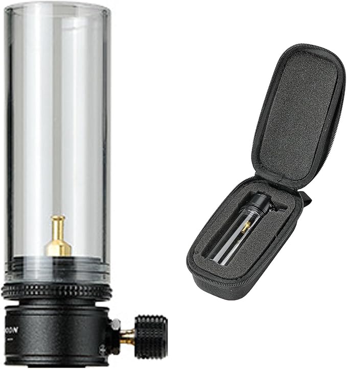 CAMPINGMOON Candle Lantern Gas Mini Small Camping Backpacking Black BKT-1D