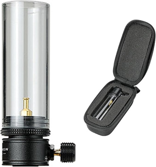 CAMPINGMOON Candle Lantern Gas Mini Small Camping Backpacking Black BKT-1D