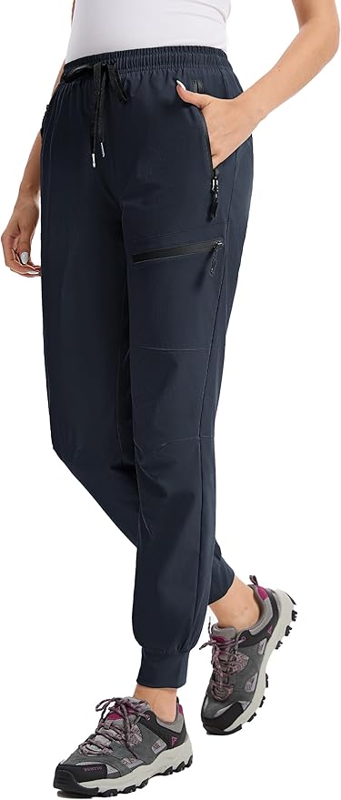 Womens Tall Hiking Pants 30/32/34 Inseam Lightweight Joggers Quick Dry 4 Pockets Travel Athletic Cargo UPF50+