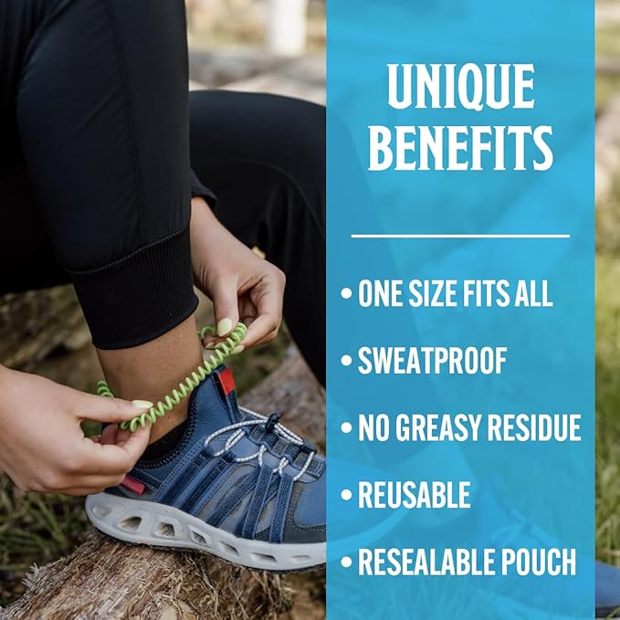 Grandpa Gus's Natural Mosquito Repellent Bracelets for Family, 300 Hours Protection, DEET-Free, Summer Outdoor Beach Camping Essentials, Glow in The Dark Assorted Colors, 24 Bands