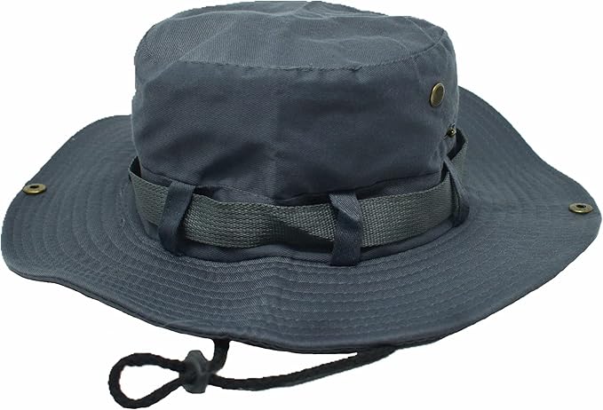 Glory Max Bucket Boonie Hat with Neck Flap Cover Sun Safari Wide Brim Fishing Garden Hiking Cap