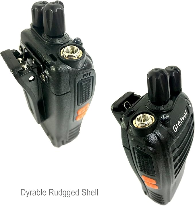 Long Range Walkie Talkies Rechargeable Two-Way Radios with Earpiece, Walkie Talkies for Adults 16-Channel UHF 400-470MHz (Pack of 6)