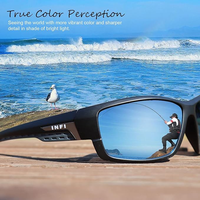 INFI Fishing Polarized Sunglasses for Men and Women Sports Sun Glasses UV Protection