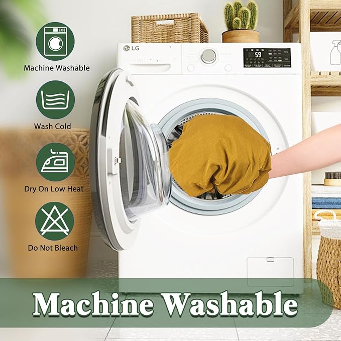 6 Pack 8 Foot Picnic Table Cover Fitted Outdoor Tablecloth for Rectangle Tables Elastic Waterproof Stretch Washable Patio Folding Spandex Table Cloth for Camping Banquet Parties (Mustard,30" x 96")