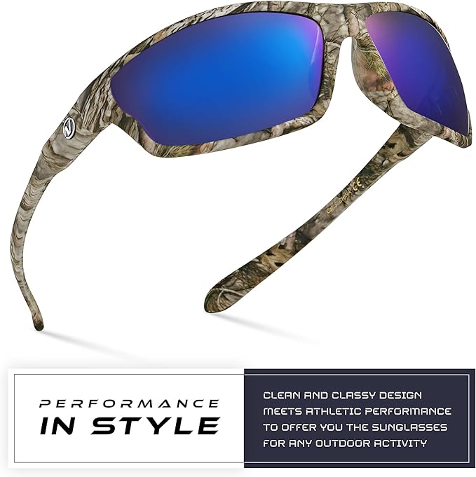Nitrogen Polarized Wrap Around Sport Sunglasses for Men Women UV400 Driving Fishing Running Sun Glasses