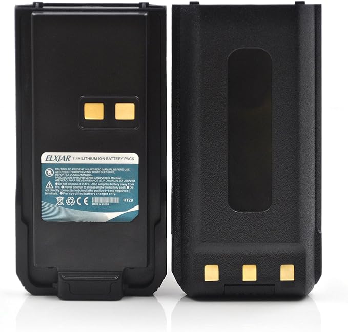 (2-Pack) 7.4V 3200mAh Li-ion Battery Replacement for Retevis RT29 Ailunce HD1 Walkie Talkie Two Way Radios