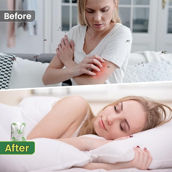 Mosquito Repellent Pouches, Mosquito Repellant Pouches, 10Pcs Peppermint Oil to Repel Mosquito, Keep Mosquitoes Away from House, Patio, Camping, Car, Indoor and Outdoor Use