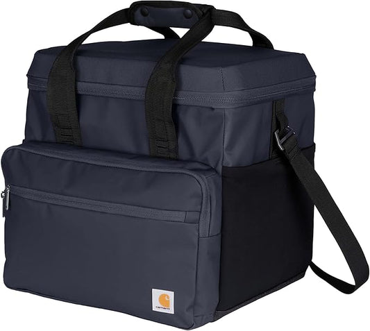 Carhartt Thick Foam Fully Insulated Cold Front Coolers, Premium Ice Retention, Durable Water Resistant Material W/Front Zippered Pocket