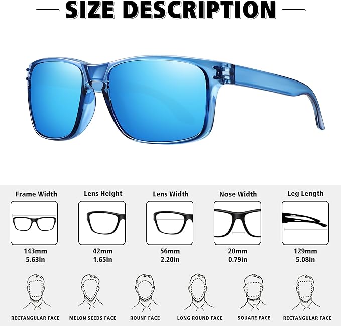MEETSUN Polarized Sunglasses for Men Women Sports Driving Fishing Glasses UV400 Protection