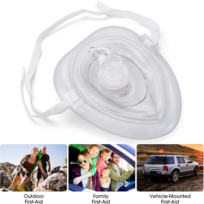 AED First Kit with CPR, Gloves, Razor, Scissors, Gauze Pads, and Cleansing Wipes for AED Training