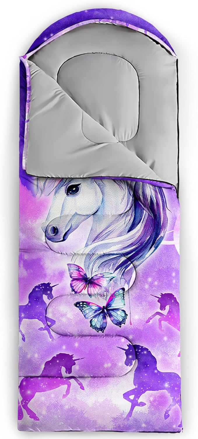 Sleeping Bag for Womens Girls Teens, Waterproof Sleeping Bags Traveling and Outdoors, Camping Gear Equipment