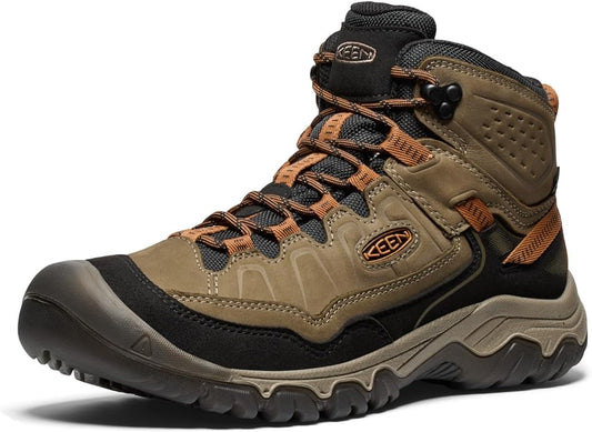 KEEN Men's Targhee 4 Mid Height Durable Comfortable Waterproof Hiking Boots