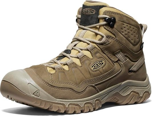 KEEN Men's Targhee 4 Mid Height Durable Comfortable Waterproof Hiking Boots