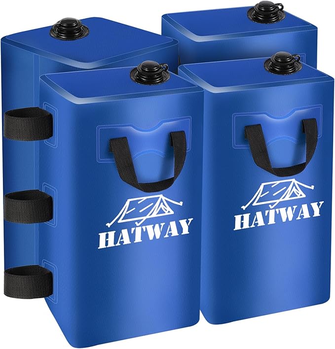 Canopy Weights,176 LBS Water Bag Set of 4 Leg Weights for Pop Up Canopy,Gazebo,Canopies,Tent-4 * 20L-Blue