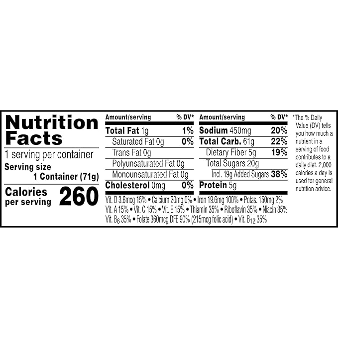 Kellogg’s Special K Breakfast Cereal Cups, 11 Vitamins and Minerals, Made with Real Strawberries, Red Berries, 30oz Case (12 Cups)