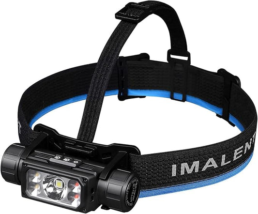 IMALENT HT70 Brightest Headlamp 3500 Lumen with Red Light, Rechargeable Headlight High Lumen Detachable Headlamps, Adjustable Head Lamp for Camping, Outdoor, Running, Hiking
