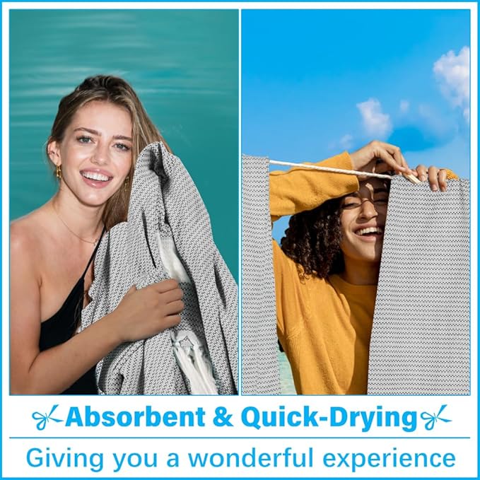 Oversized Turkish Beach Towel Blanket XXL Cotton Sandproof Towels Boho Woven Extra Large Big Sand Free Giant Throw Blankets Huge Quilt XL Picnic Camping Necessities Cloud for Adult Gifts