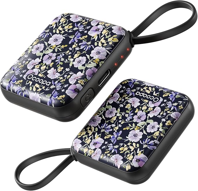 OCOOPA Hand Warmers Rechargeable - Stylish Electric Handwarmers, 2S Heating Heated Gloves for Women, Handheld Heater Portable, UL Certified, Christmas Essentials, Unique Gifts, UT5 Nano