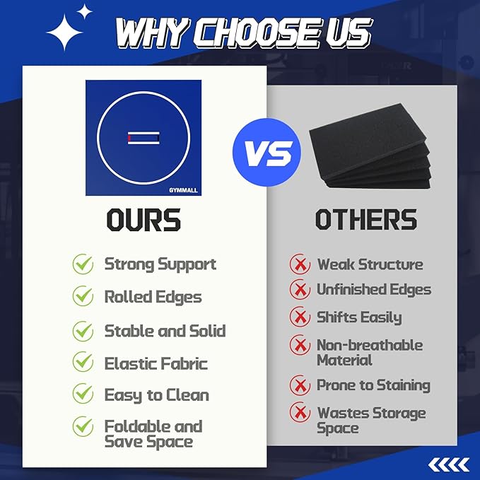 GYMMALL Wrestling Mat 10'x10'/6.6'x10' for Home Outdoor Indoor, 1.2" Thick Foldable XPE Jiu Jitsu Floor Exercise Mat for Gymnastics, PE Training, BJJ, MMA, Martial Art, Grappling, Judo, Boxing, Yoga