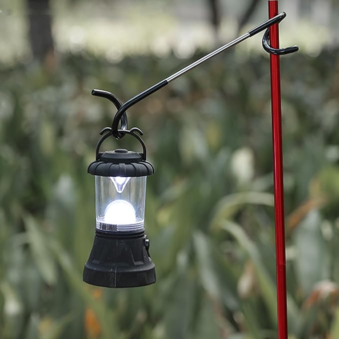 3PCs Garage Shelving Storage Hooks for Outdoor Camping Lanterns, Non-Slip Bird Feeders, Kitchen Shelving Poles