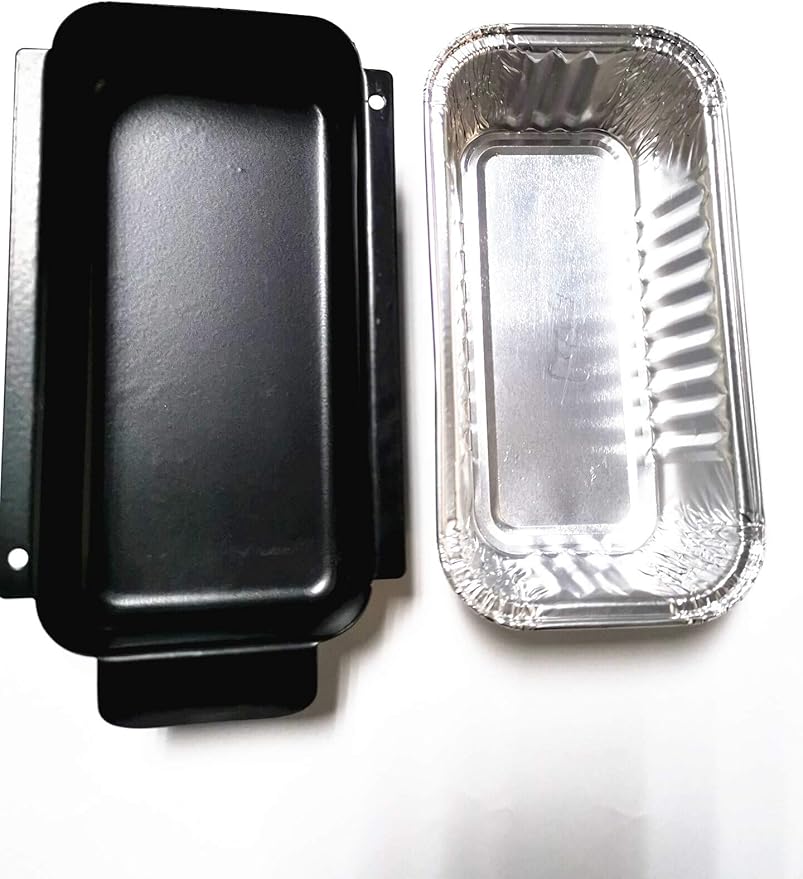 BBQ Future 20-Pack Aluminum Foil BBQ Grease Grill Drip Pans Replacement for Char-Broil 9328812P06, 7" L x3.5 W x1.5 D