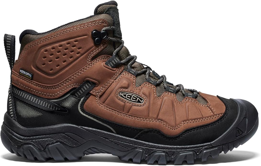 KEEN Men's Targhee 4 Mid Height Durable Comfortable Waterproof Hiking Boots