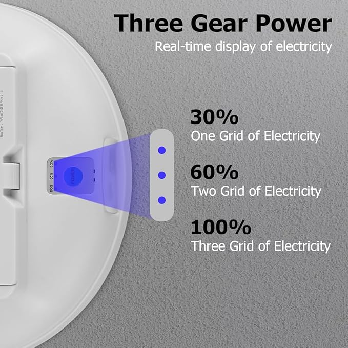 4500LM Solar Camping Light - Portable Camping Lantern Hanging Waterproof Tent Lights, Bright USB Rechargeable Lamp for Outdoor Camping, Canopy, Hurricane Emergency, Power Outages