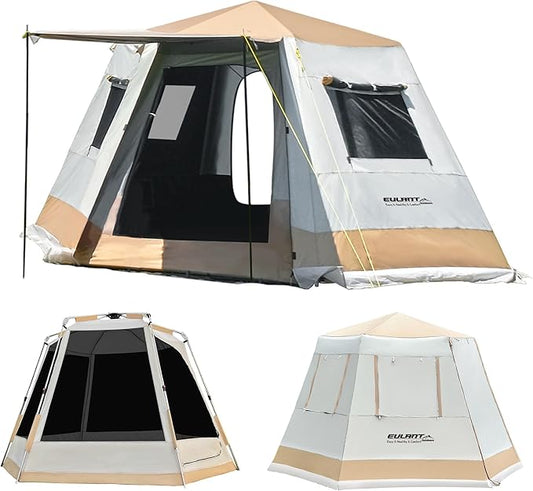 3-5 Person Waterproof Camping Tent,Large Family Cabin Tents for Outdoor Camping Hiking Backpacking Picnic