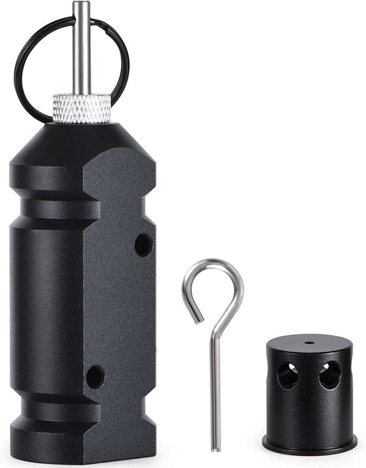 Perimeter Trip Alarm, 12 Gauge Camping Trip Wire Alarm Device, Early Warning Security System for Outdoor Camp Safe and Property Safety Bear Deterrent (Included 22.Adapter) (1 Pack)