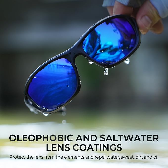 KastKing Dugan Polarized Sport Sunglasses for Men and Women, Ideal for Driving Fishing Cycling Running, UV Protection
