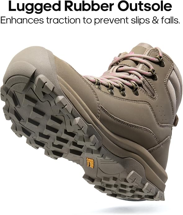 NORTIV 8 Women's Hiking Boots Waterproof Trekking Camping Trail Backpacking Boots for Outdoor