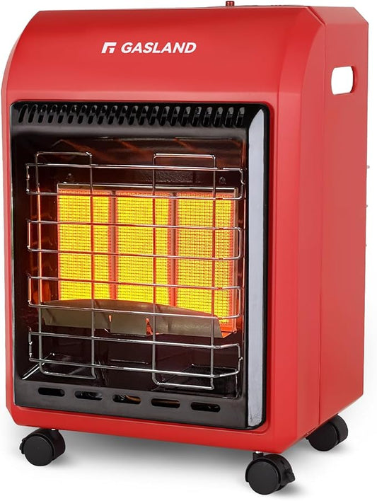 Gasland MHA18R Propane Patio heater, 18,000 BTU Warm Area up to 450 sq. ft, Portable LP Gas Heater for Garages, Workshops and Construction Sites, Ultra Quiet Propane Heater with LP Regulator Hose