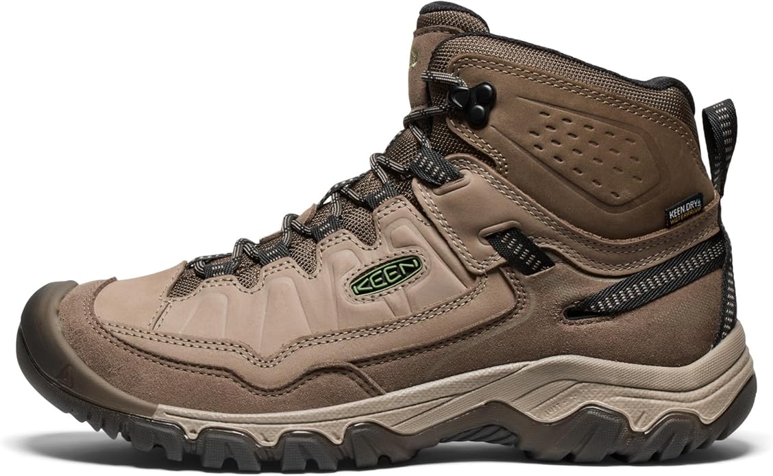 KEEN Men's Targhee 4 Mid Height Durable Comfortable Waterproof Hiking Boots